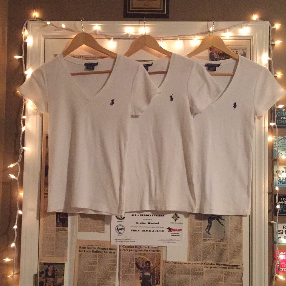 BUNDLE of the 3 Ralph Lauren Tees
